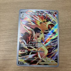 Pokemon TCG Ethans Typhlosion Card Illustration Rare, Destined Rivals 190/182 - Image 1