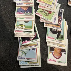 1978 Topps Baseball Card Lot (135 Total Cards) No Dupes/All-Stars/RCs Mostly EX - Image 3