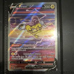 Pokemon Raikou V GG41/GG70 Crown Zenith Galarian Gallery Full Art Holo - Image 2
