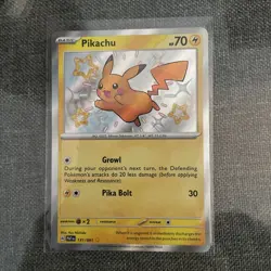 Pikachu 131/091 NM SV Paldean Fates Shiny Rare Pokemon TCG ENG - Image 1