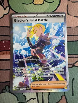 Pokemon TCG Gladion's Final Battle Pitch Black 118/084 SIR - Image 1