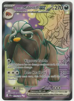 Arven's Mabosstiff ex | 218/182 | NM | Destined Rivals | Pokemon Cards - Image 1