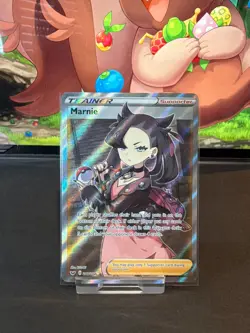 Marnie - 200/202 - Sword & Shield Base - Pokemon TCG Card NM Ultra Rare Full Art - Image 1