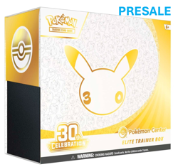 PRESALE Pokemon 30th Anniversary Pokemon Center ETB Elite Trainer Box (9/16/26) - Image 1