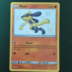 Pokemon Card Riolu SV21/SV94 Shiny Hidden Fates Shiny Vault - Image 1