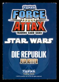 Aayla Secura Star Wars Force Attax Trading Card Game Serie 1 Force Meister 178 - Image 2