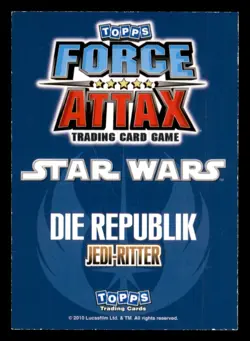 Ahsoka Tano Star Wars Force Attax Trading Card Game Serie 1 Force Meister 173 - Image 2