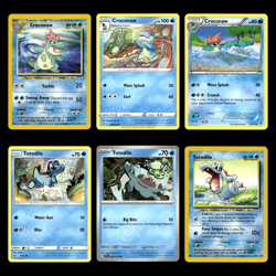 6x Croconaw Lot 32 Neo Genesis Pokemon Cards Collection Set Deck Building TCG - Image 1