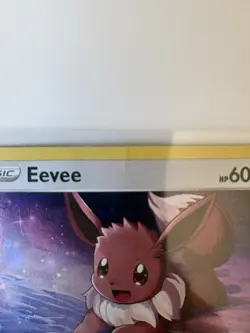Eevee SWSH127 SWSH: Sword & Shield Black Star Promo Pokemon Card Cosmos Holo MP - Image 4