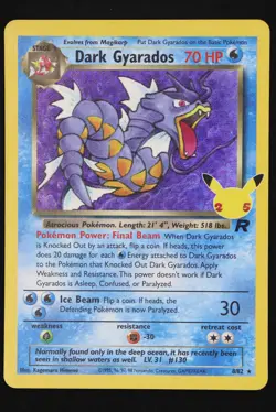 Dark Gyarados - 8 - Celebrations - Pokemon Card - Near Mint - Image 1