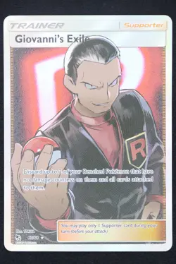 Giovanni's Exile - 67 - Hidden Fates - Pokemon Card - Near Mint - Image 1