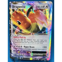 2016 Pokemon Dragonite Holo EX Ultra Rare XY - Evolutions 72/108 HP-MP Card - Image 1