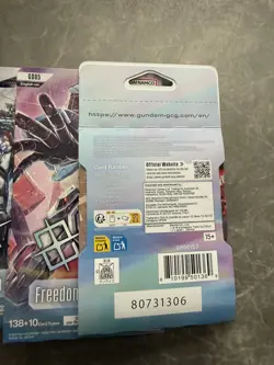 7 PACKS Gundam Card Game Freedom Ascension Sleeved Booster Pack - Image 2