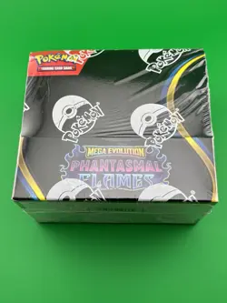 Pokemon Mega Evolution - Phantasmal Flames Booster Box - NEW SEALED - Image 1