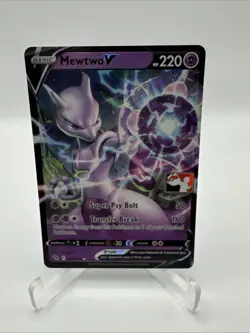030/078 Mewtwo V Prize Pack Pokemon TCG League Play Stamped Pokemon Go - Image 1