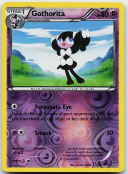 Gothorita 40/111 Uncommon Furious Fists Pokemon Reverse Holo Near Mint - Image 1