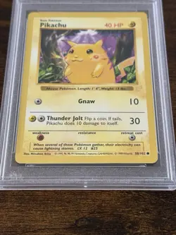 Pokemon E3 Pikachu Red Cheeks Promo #58 Shadowless - PSA Error Slab + Misgrade - Image 5