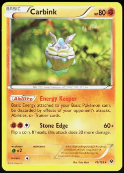Carbink 49 Fates Collide - Pokemon NM/M (Rare) - Image 1