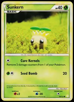 Sunkern 85/123 HeartGold & SoulSilver - Pokemon NM/M (Common) - Image 1