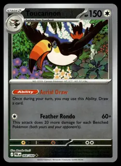 Toucannon 068/084 Uncommon Pitch Black Pokemon Reverse Holo Near Mint - Image 1