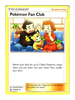 Pokemon Fan Club 133 Ultra Prism Pokemon Card NM TCG singles Near Mint English - Image 1