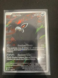 Pokemon TCG Pitch Black Zarude Promo 88 Black Star Rare Full Art - Image 1