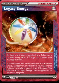 Legacy Energy 167/167 ACE SPEC Rare Twilight Masquerade Pokemon Holo NM - Image 1