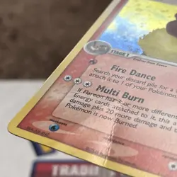 Pokemon TCG Flareon Unseen Forces 5/115 Holo Rare English 2005 (Creased) - Image 5