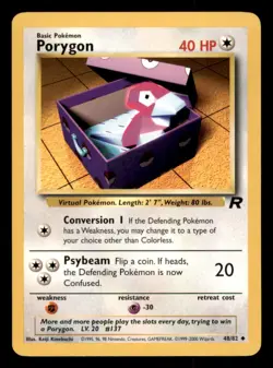 Pokemon Porygon 48/82 Team Rocket Englisch - Image 1
