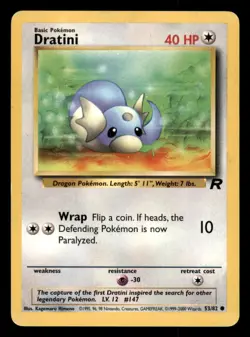 Pokemon Dratini 53/82 Team Rocket Englisch - Image 1
