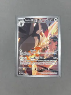 Larry's Staraptor 249/217 Illustration Rare Ascended Heroes Pokemon Holo NM - Image 1