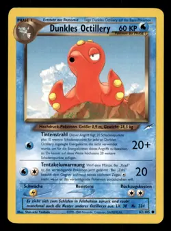 Pokemon Dunkles Octillery 62/105 Neo Destiny Deutsch - Image 1