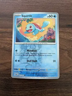 Squirtle | 007/165 | Reverse Holo | Pokemon Scarlet & Violet 151 Nm/M - Image 1
