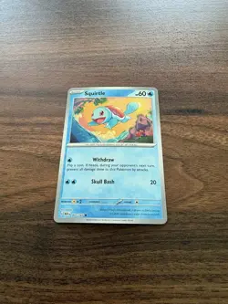 Squirtle | 007/165 | Reverse Holo | Pokemon Scarlet & Violet 151 Nm/M - Image 2