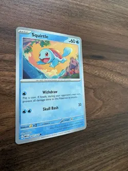 Squirtle | 007/165 | Reverse Holo | Pokemon Scarlet & Violet 151 Nm/M - Image 3