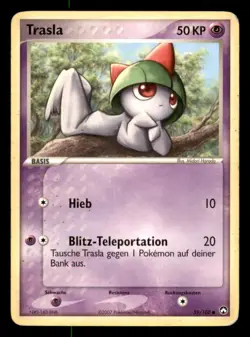 Pokemon Trasla 59/108 EX Power Keepers Deutsch - Image 1