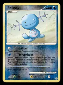 Pokemon Felino 118/132 Ratselhafte Wunder Reverse Deutsch - Image 1