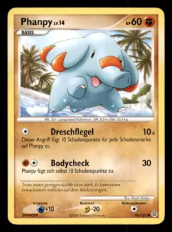 Pokemon Phanpy 98/132 Ratselhafte Wunder Deutsch - Image 1