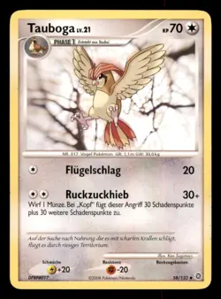 Pokemon Tauboga 58/132 Ratselhafte Wunder Deutsch - Image 1