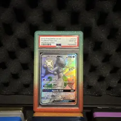 PSA 10 GEM MT - MEWTWO GX Card SV59/SV94 Pokemon TCG Hidden Fates Shiny Vault - Image 1