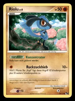Pokemon Riolu 16/17 POP Series 8 Deutsch - Image 1