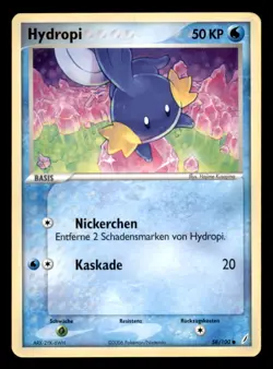 Pokemon Hydropi 58/100 EX Crystal Guardians Deutsch - Image 1