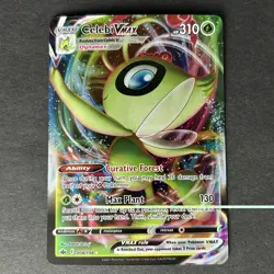 Pokemon Celebi Vmax Sword & Shield Chilling Reign Ultra Rare #008 - Image 1