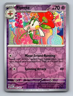 Floette 087/167 Common Twilight Masquerade Pokemon Near Mint Reverse Holo - Image 1
