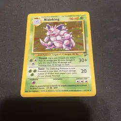 Nidoking Pokemon 2000 Base Set 2 Holo SWIRL #11/130 - Image 1