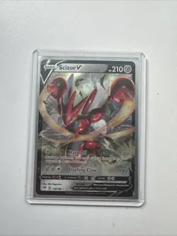 Scizor V 118/189 Ultra-Rare Pokemon NM - Image 1