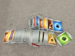 Pokemon tcg trading Card Game Bulk Of Energy Cards With Holo Energys And Normal - Image 2