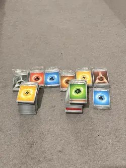 Pokemon tcg trading Card Game Bulk Of Energy Cards With Holo Energys And Normal - Image 3