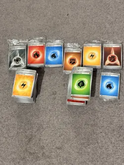 Pokemon tcg trading Card Game Bulk Of Energy Cards With Holo Energys And Normal - Image 4