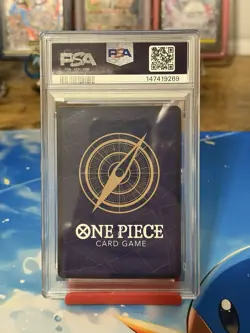 Bandai One Piece CCG Monkey D. Luffy OP07-033 PSA 10 Alt Art Foil Promo EN - Image 2